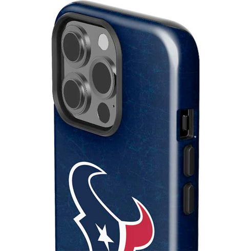 NFL Houston Texans Distressed iPhone 15 Pro Impact Case